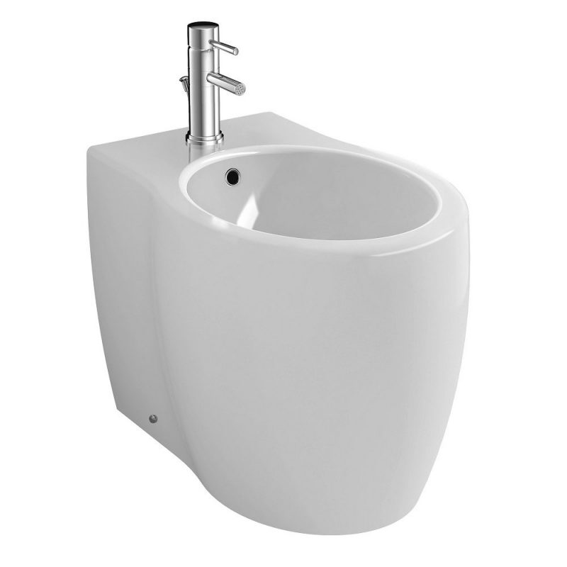 Bidet e Vaso WC monoblocco Impression in ceramica completo di sedile softclose Sanitari Bagno