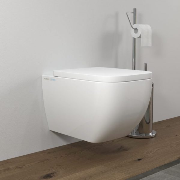 Vaso WC sospeso Legend filo muro in ceramica completo di sedile softclose Sanitari Bagno