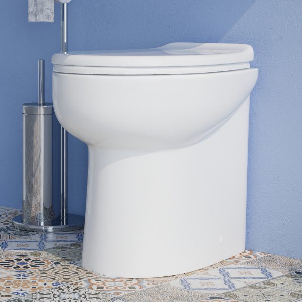Vaso WC MILANO filo muro in ceramica con coprivaso softclose Sanitari Bagno