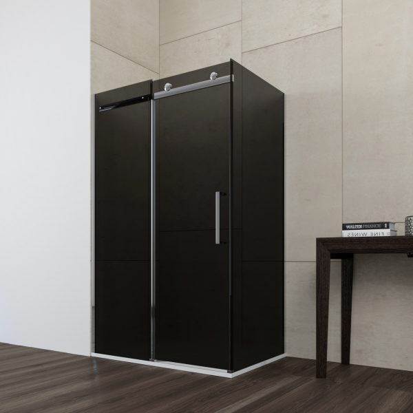 box doccia angolare 80X100 mimosa fume ARREDO BAGNO