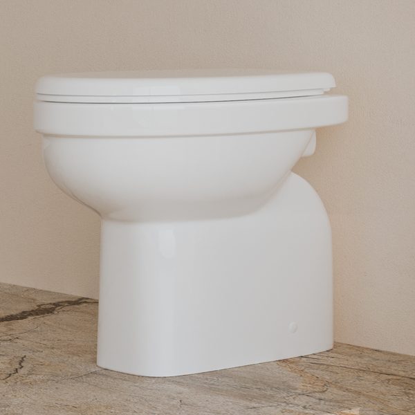 Vaso WC VENEZIA in ceramica con coprivaso classico Sanitari Bagno