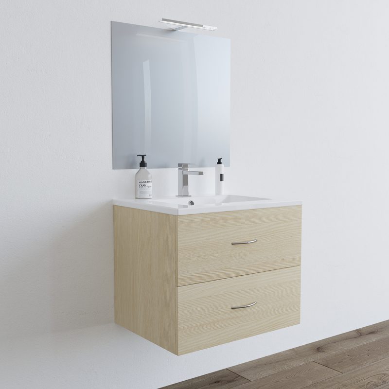 Mobile bagno SPM rovere chiaro da 60 cm MOBILI BAGNO