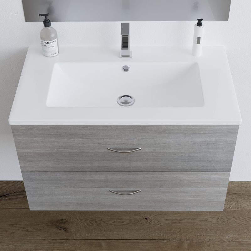 Mobile bagno SPM beje rovere grigio da 80 cm MOBILI BAGNO