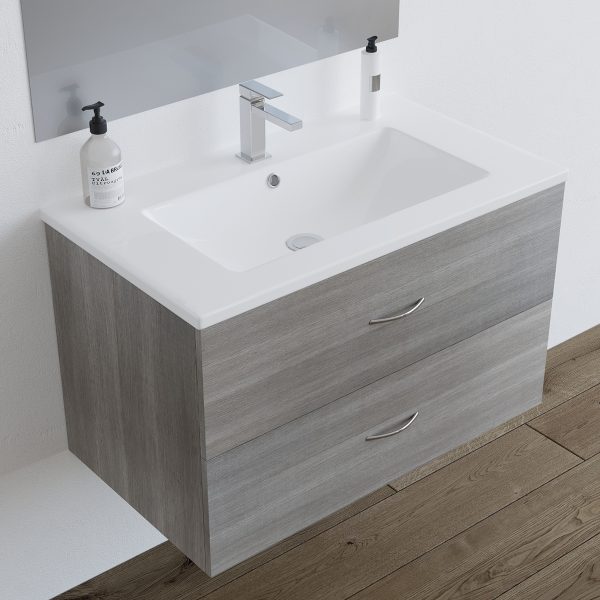 Mobile bagno SPM beje rovere grigio da 80 cm MOBILI BAGNO