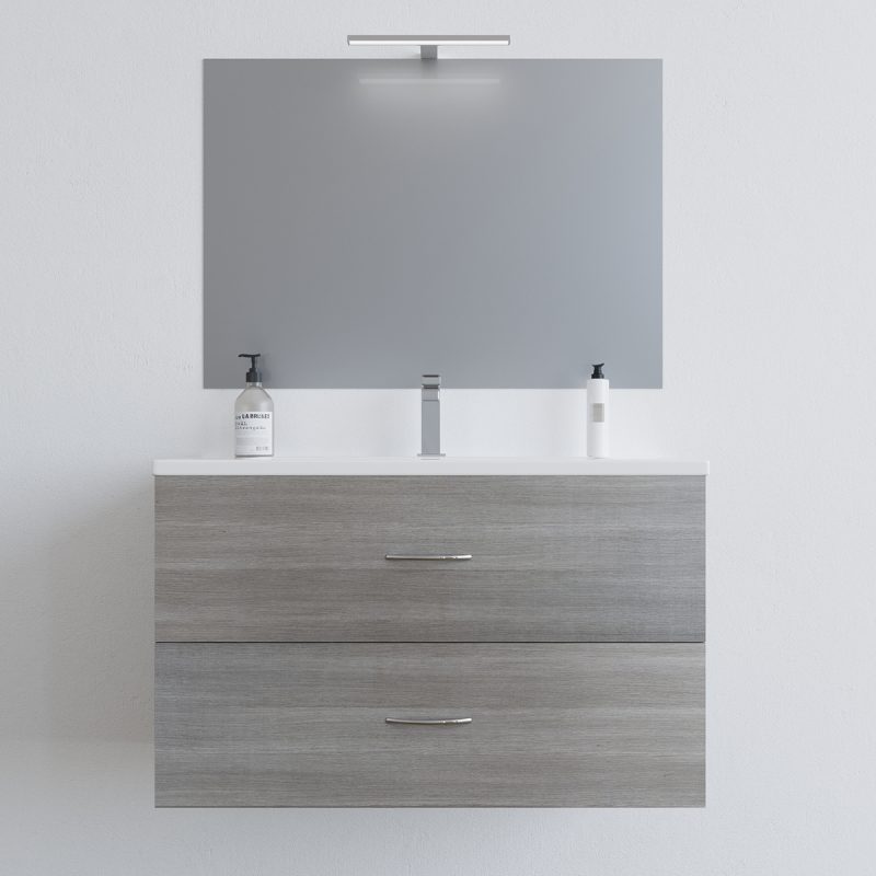 Mobile bagno SPM beje rovere grigio da 80 cm MOBILI BAGNO