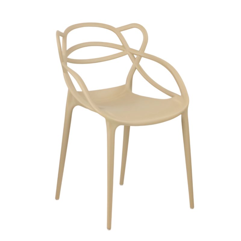 Sedia in polipropilene HERON colore BEIGE (6 pz) ARREDO CASA