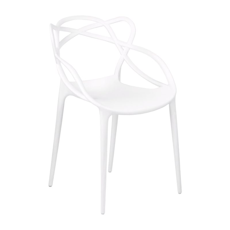 Sedia in polipropilene HERON colore BIANCO (6 pz) ARREDO CASA