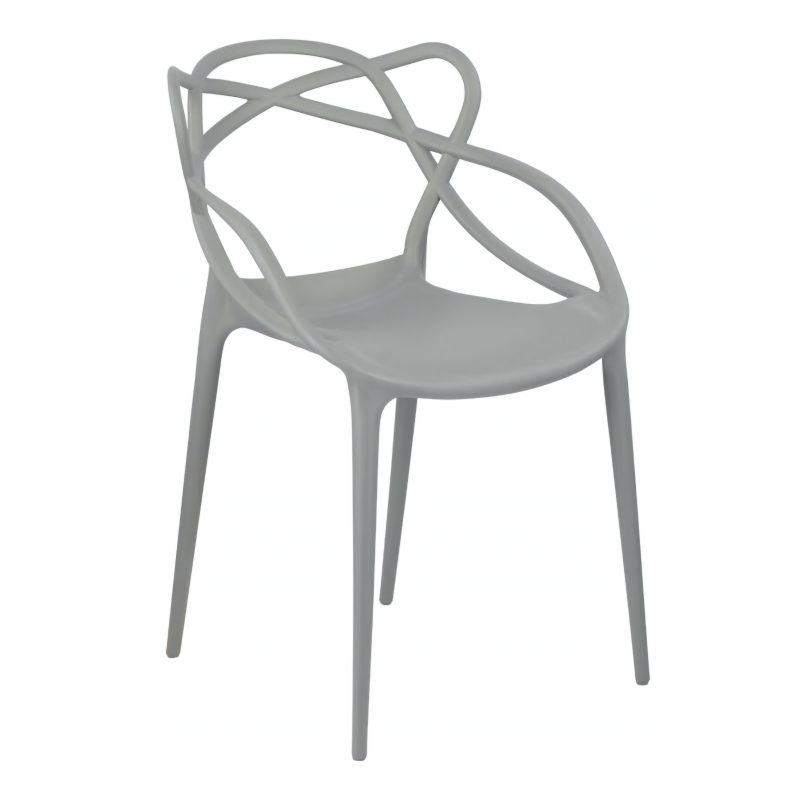 Sedia in polipropilene HERON colore GRIGIO CHIARO (6 pz) ARREDO CASA