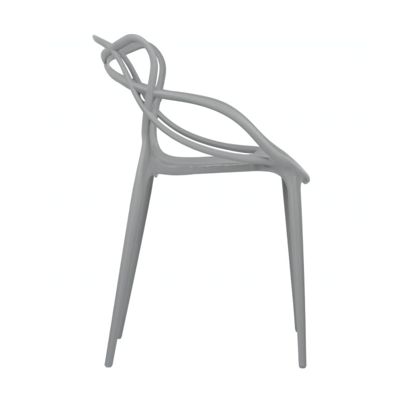 Sedia in polipropilene HERON colore GRIGIO CHIARO (6 pz) ARREDO CASA