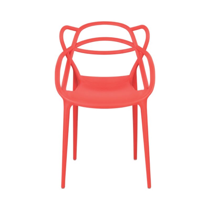 Sedia in polipropilene HERON colore ROSSO (6 pz) ARREDO CASA