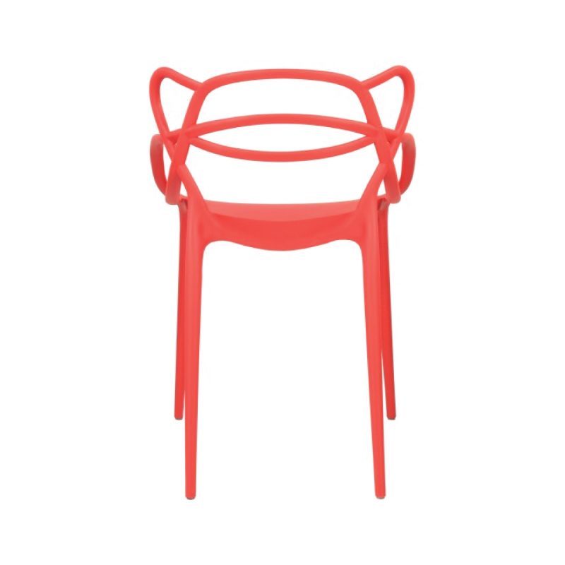Sedia in polipropilene HERON colore ROSSO (6 pz) ARREDO CASA